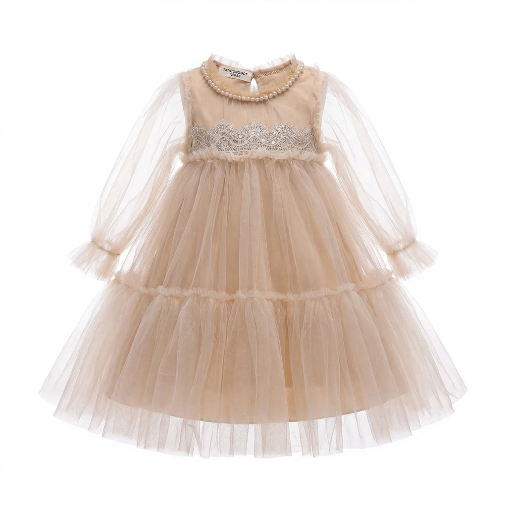 Phantom Pearl Tulle Dress