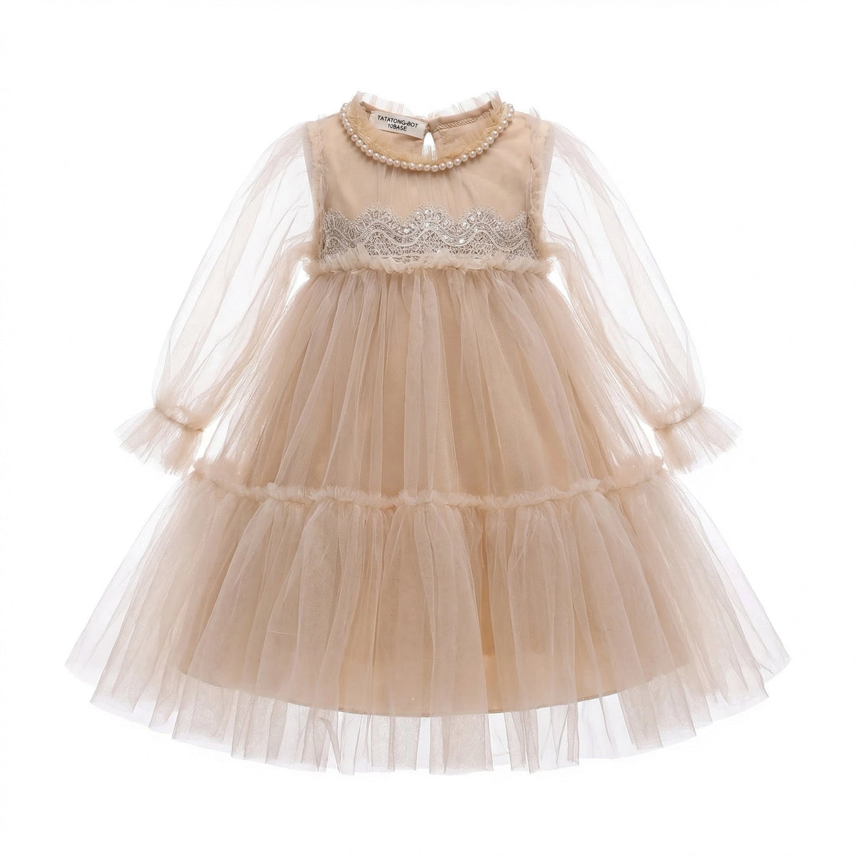 Phantom Pearl Tulle Dress
