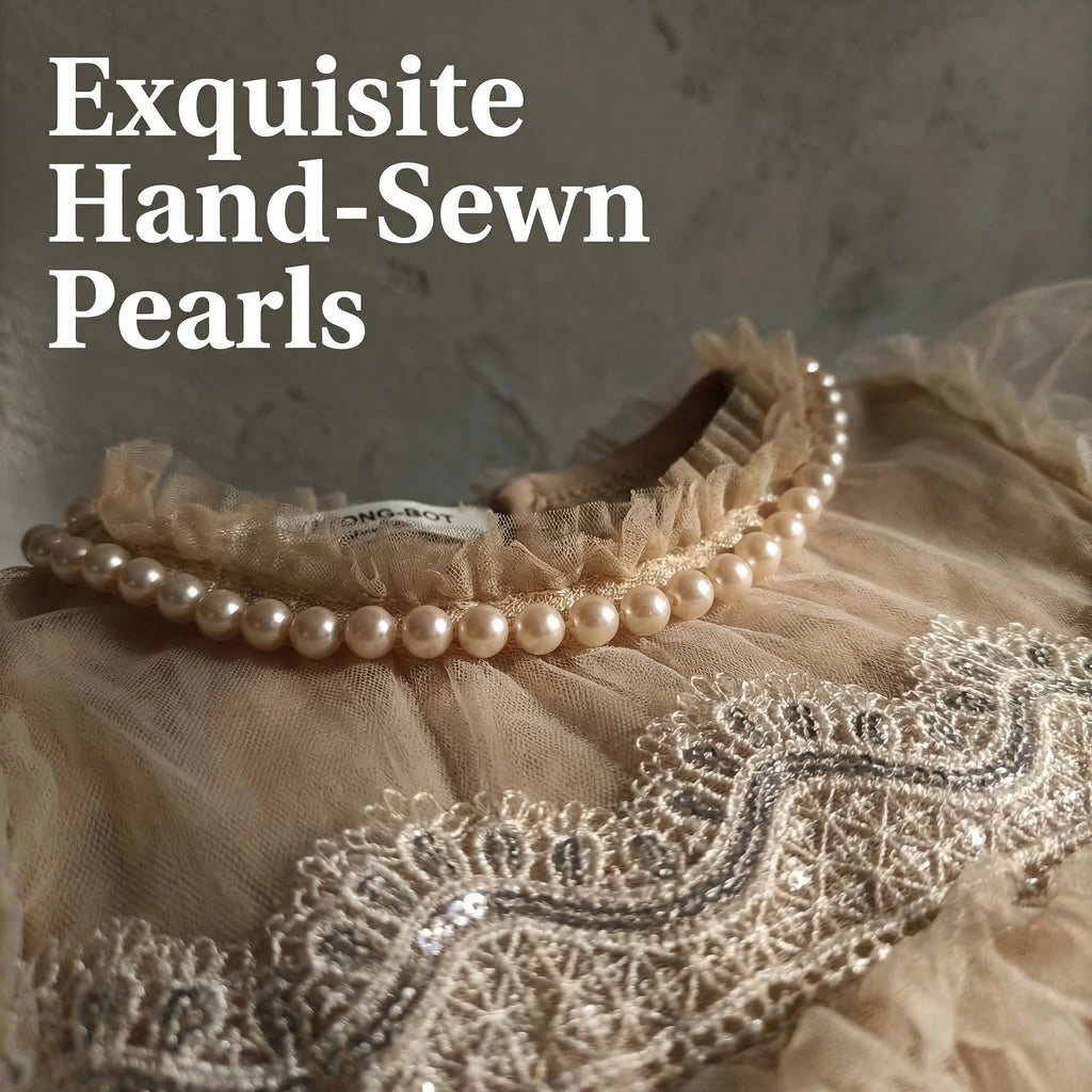 Phantom Pearl Tulle Dress