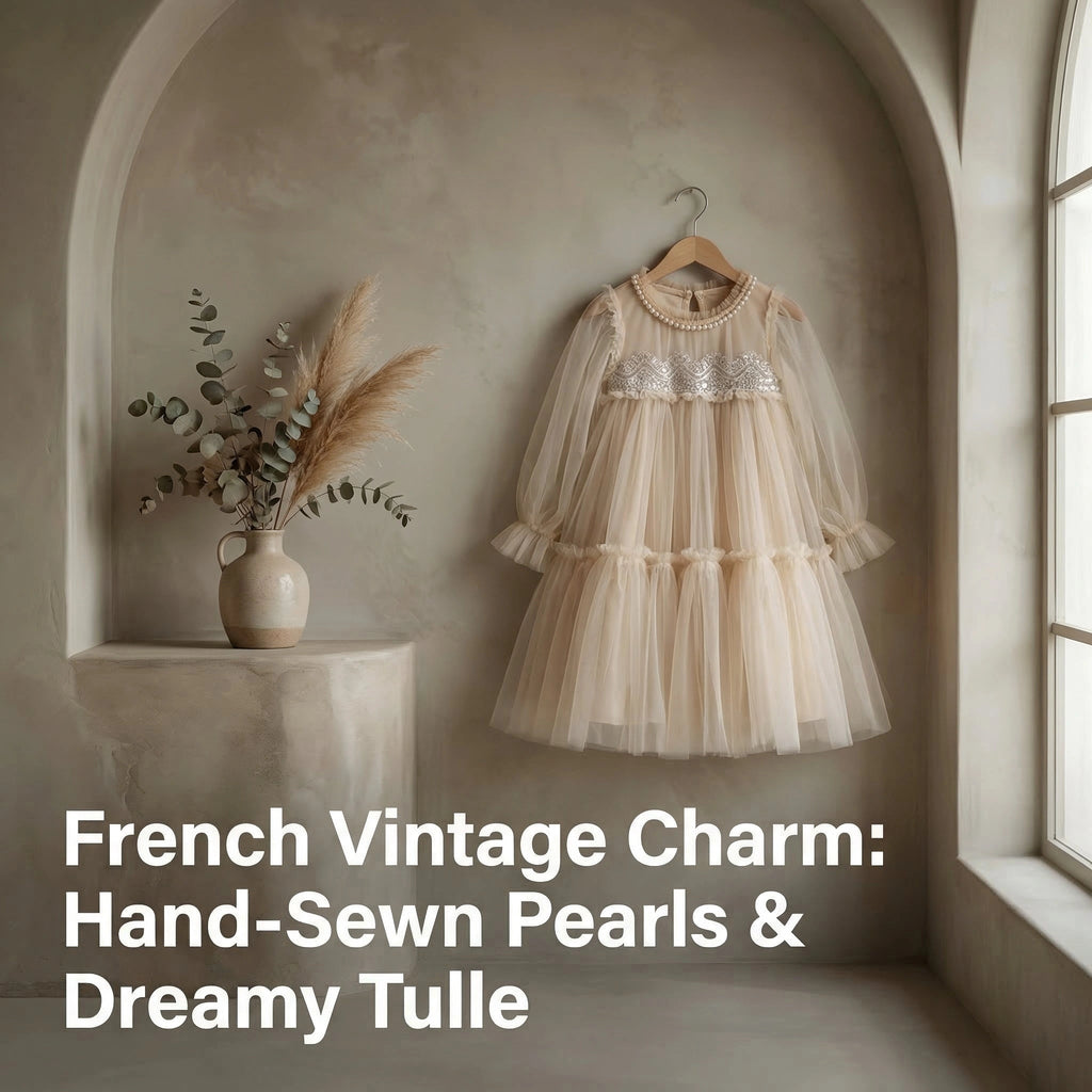 Phantom Pearl Tulle Dress