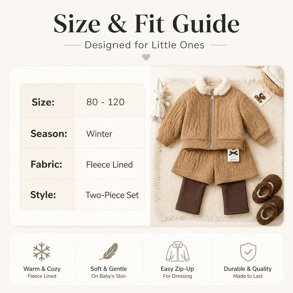 Cozy Cable-Knit Zip Jacket & Shorts Set for Girls