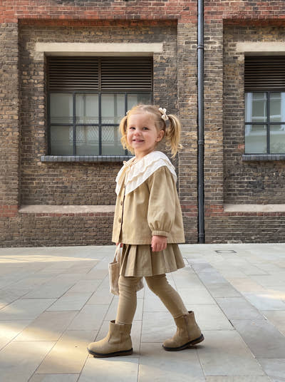 Cedar Lace-Collar Jacket for TATATONG Girls