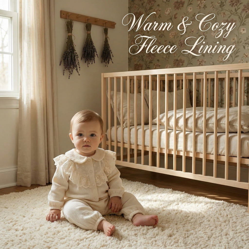 TATATONG-BOT [VESTIGIA] 10BASE-01 "Antique Mist" Heavyweight Bio-Cotton Sensory-Protection Romper // Infant & Toddler Jumpsuit, Sleepwear & Thermal Suit
