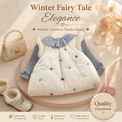 Heirloom Hearts Quilted Puffer Dress for TATATONG Girls