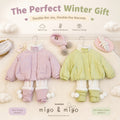 Cloudberry Faux-Fur Collar Fleece-Lined Winter Jacket for Girls