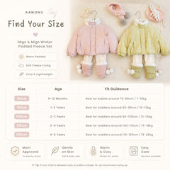 Cloudberry Faux-Fur Collar Fleece-Lined Winter Jacket for Girls