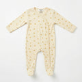 [GOSSAMERE] 10BASE-12 // "Solar Sanctum" Pure Cotton Footed Onesie