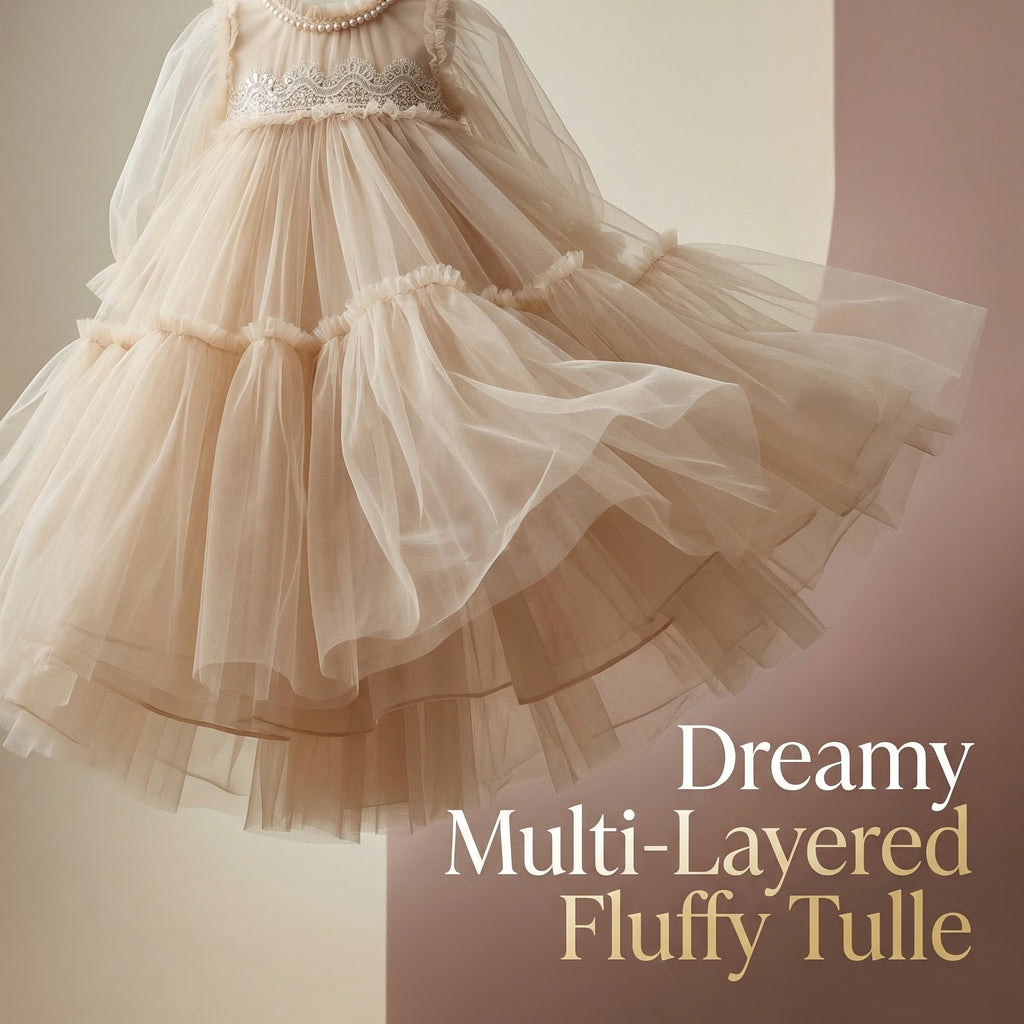 [VESTIGIA] 10BASE-04 // "Phantom Pearl" Tulle Restoration Dress