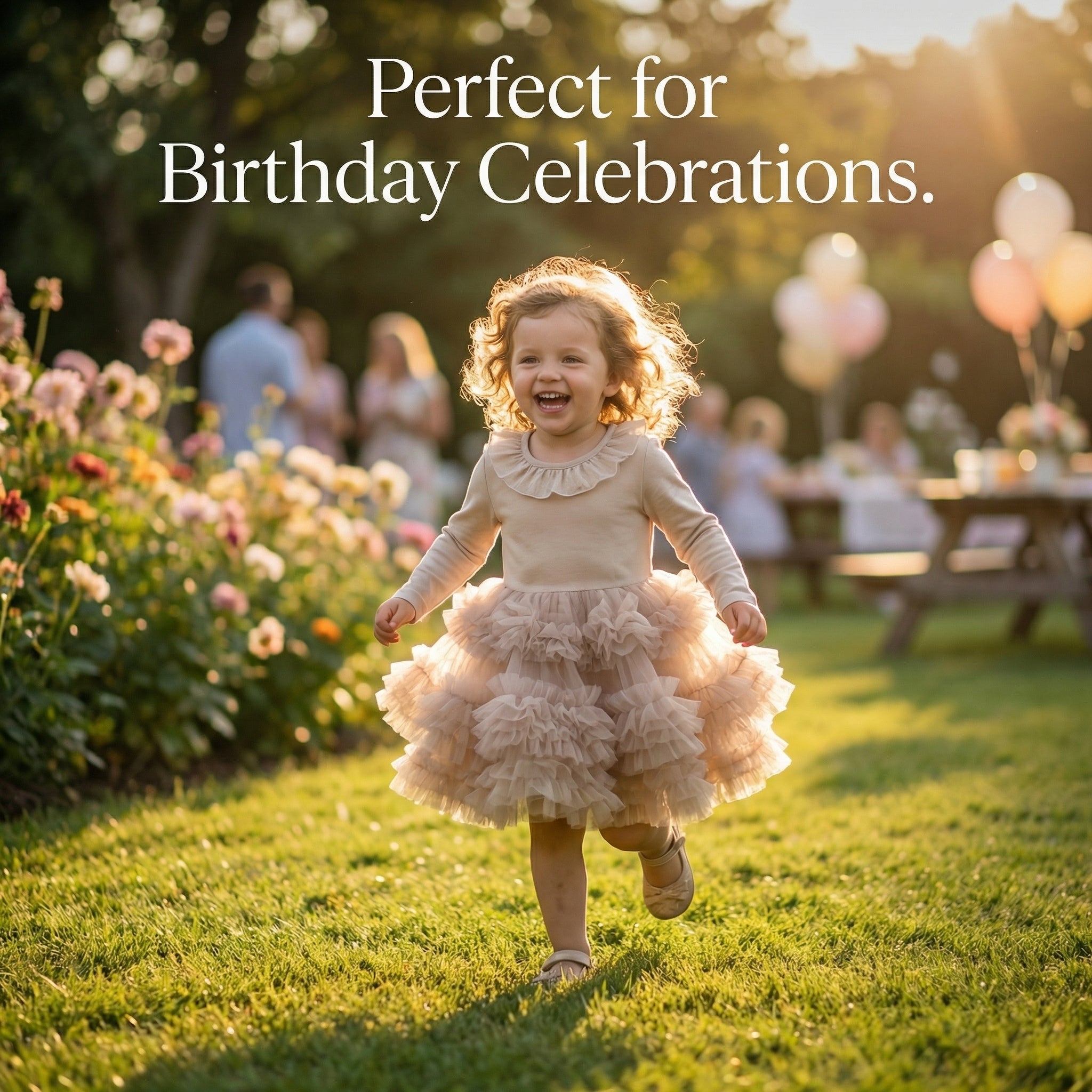 TATATONG-BOT [VESTIGIA] 10BASE-16 "Cloud Tier" Sculptural Multi-Layered Voluminous Tulle Milestone Gown // Infant & Toddler Formal Ceremonial Dress, Birthday Celebration & High-End Occasion Heirloom Suit