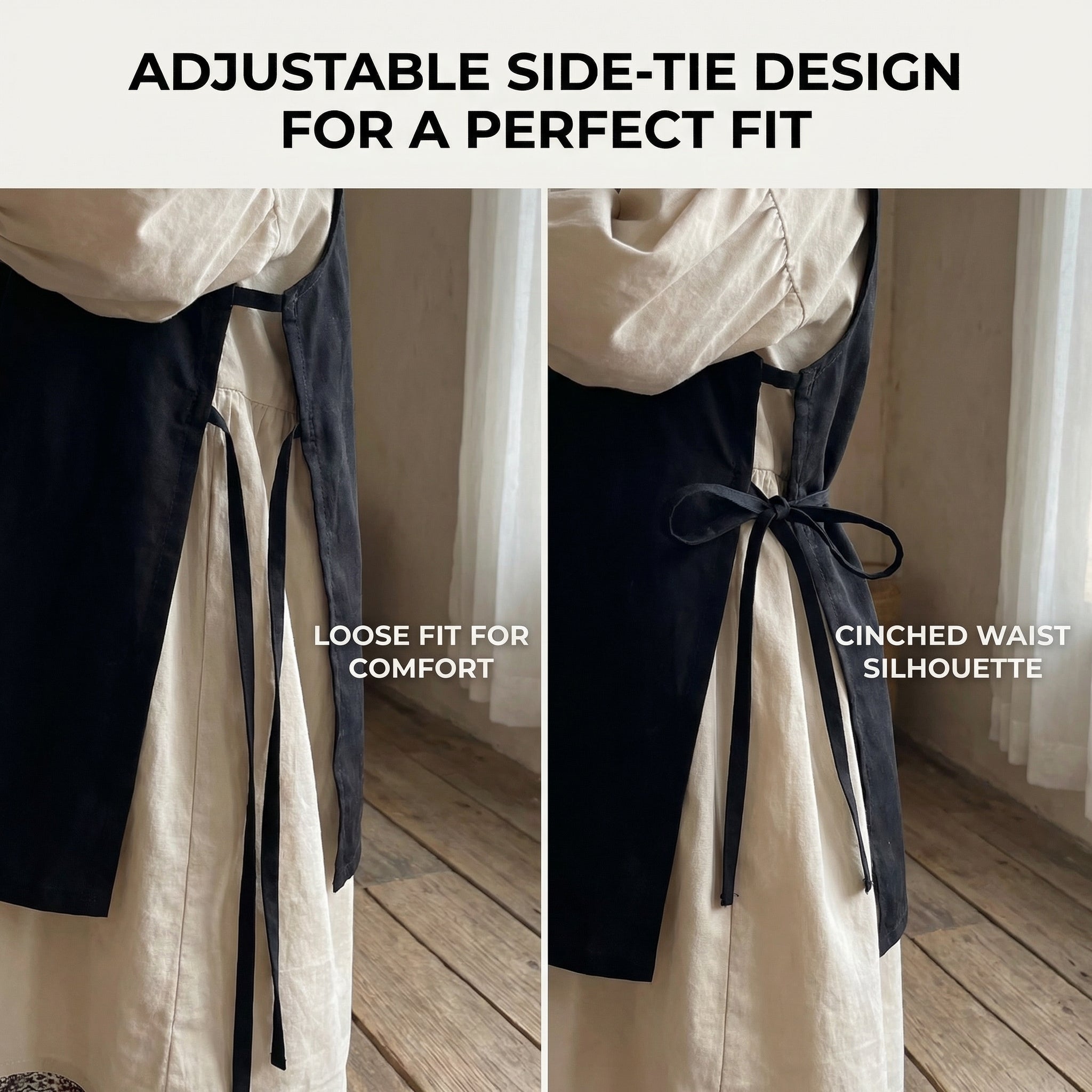 [MONOLITH] 10BASE-11 // "Absolute Contrast" Dual-Layer Side-Tie Dress