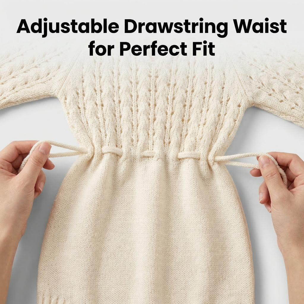 [VESTIGIA] 10BASE-07 // "Pointelle Heritage" Knit Romper
